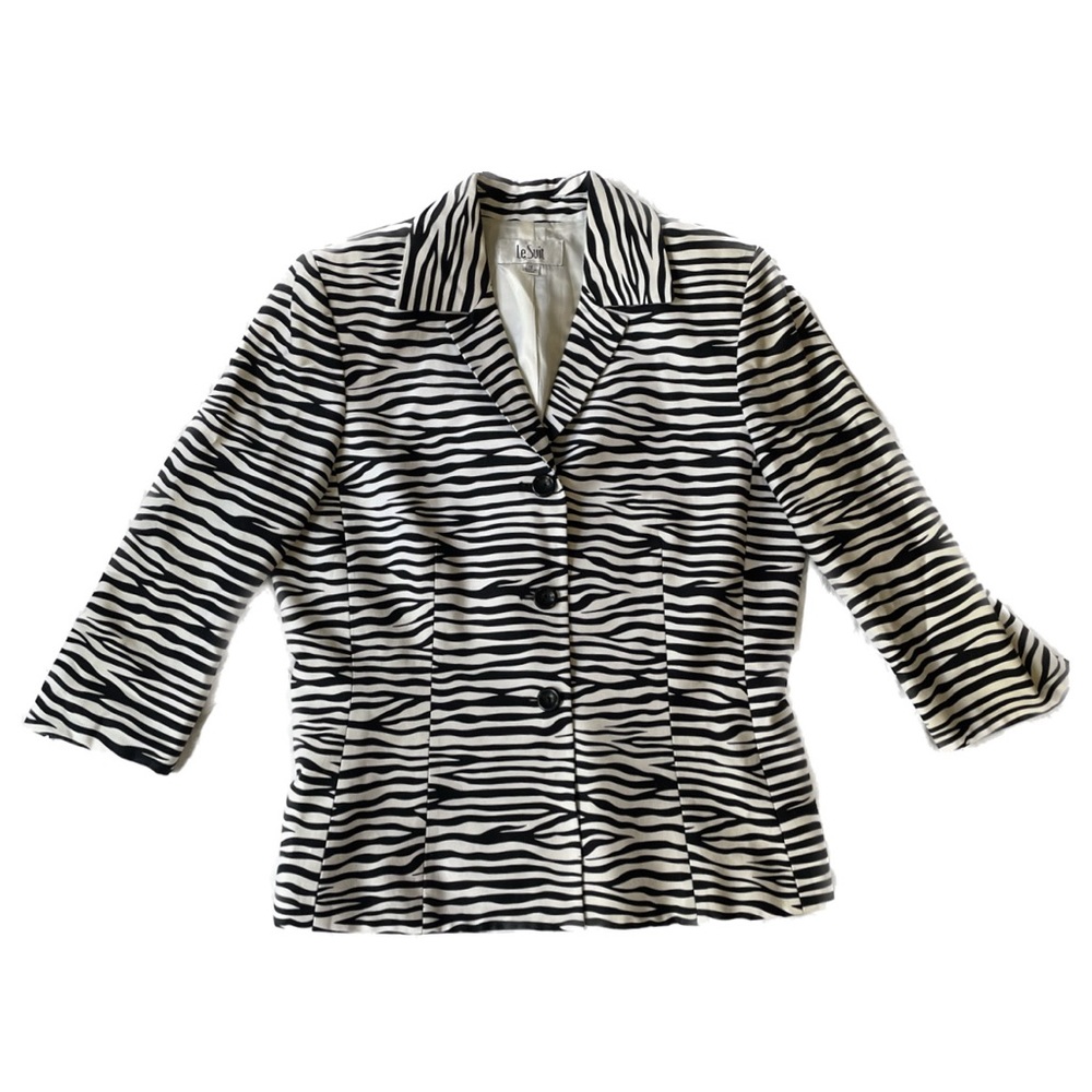 Le Suit Zebra Blazer!